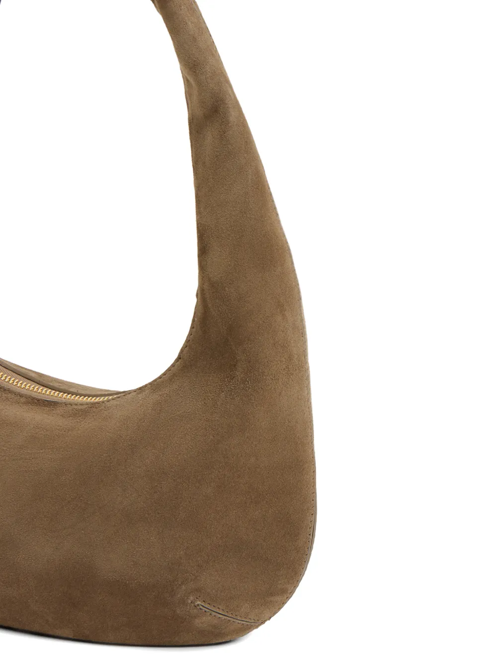 Mansur Gavriel Kleine Gnocchi suède schoudertas Bruin