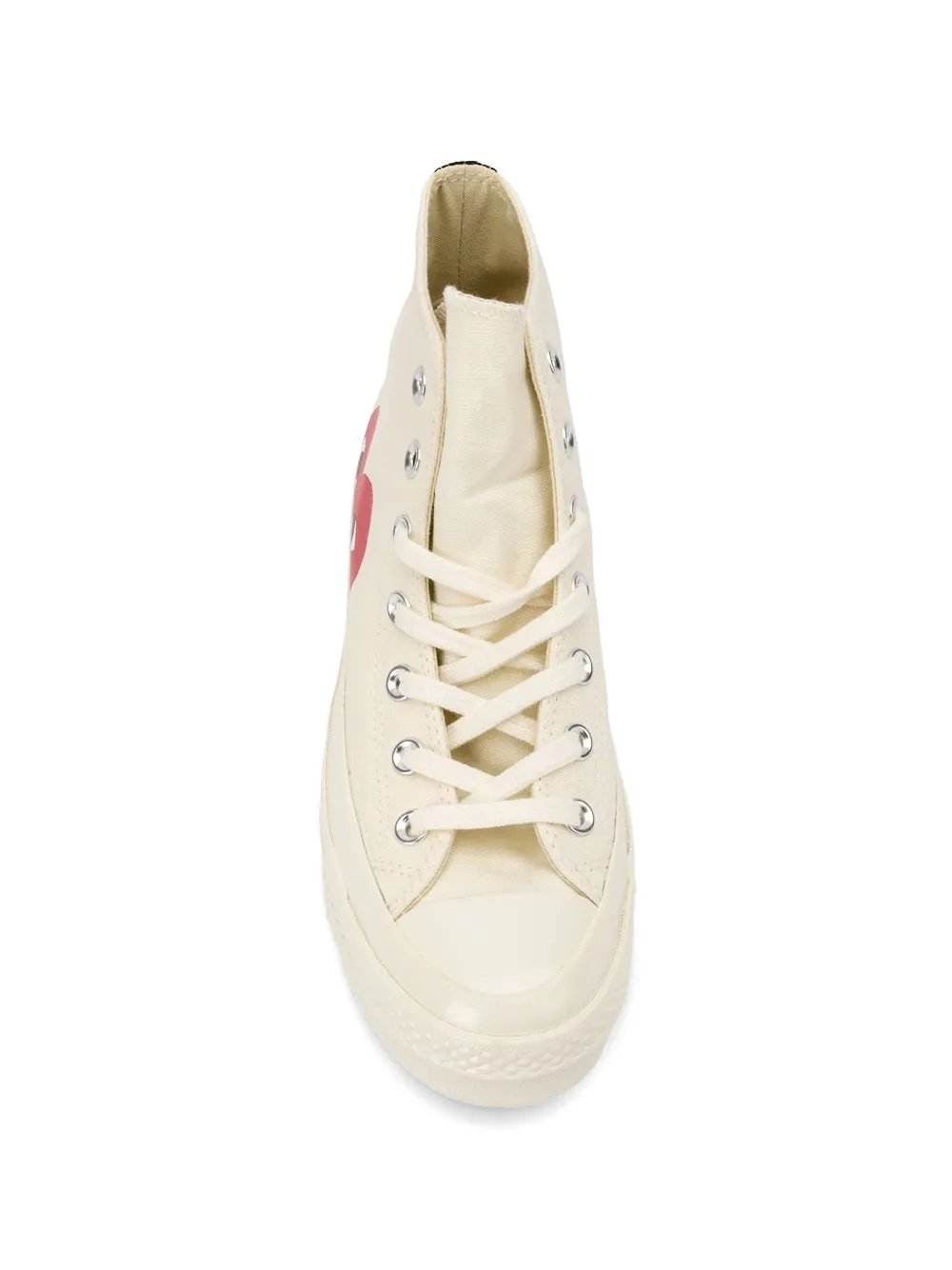 Comme Des Garçons Play x Converse Chuck 70 lace-up sneakers Beige