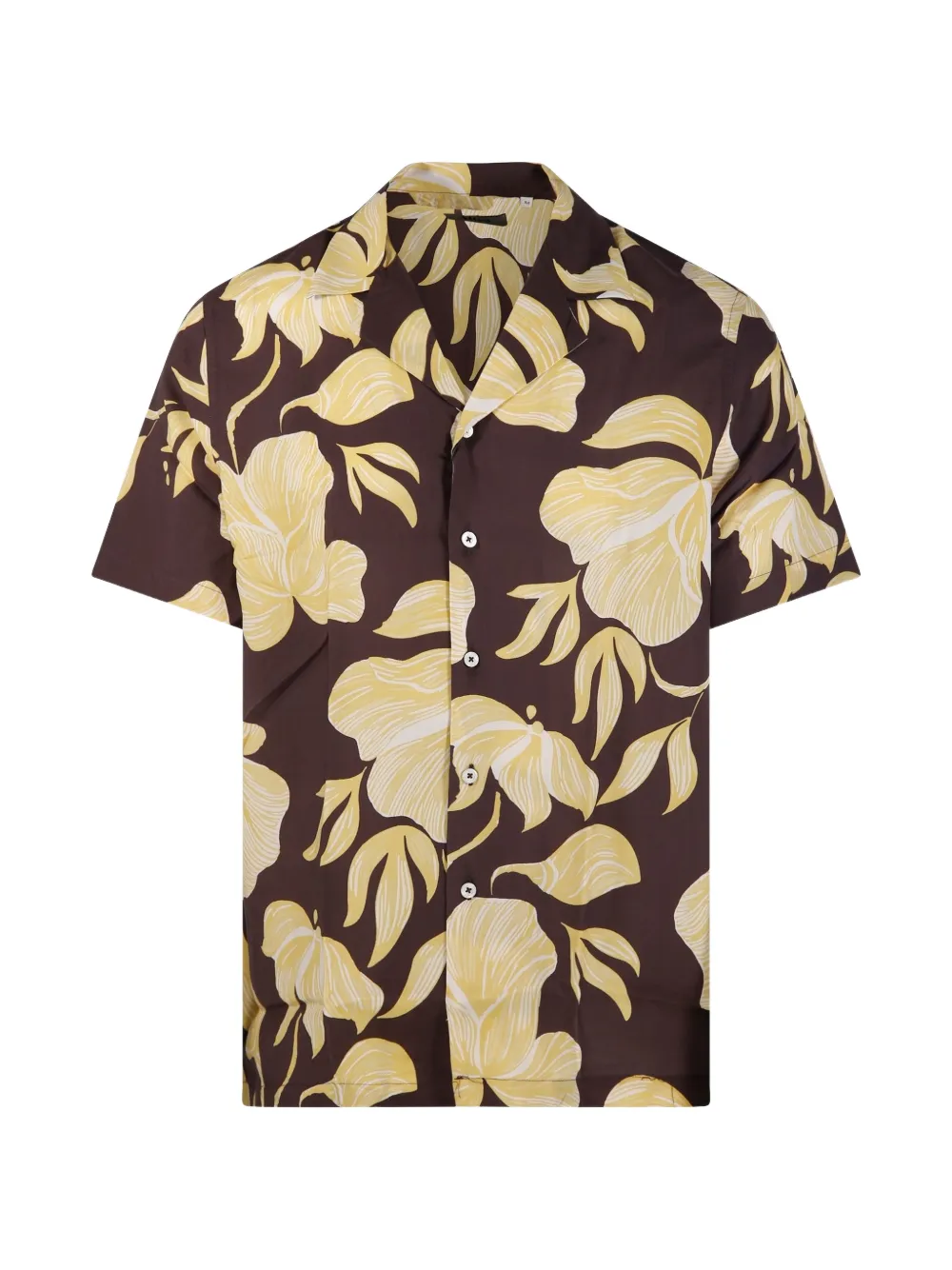 Altea floral-print short-sleeve shirt - Marrone