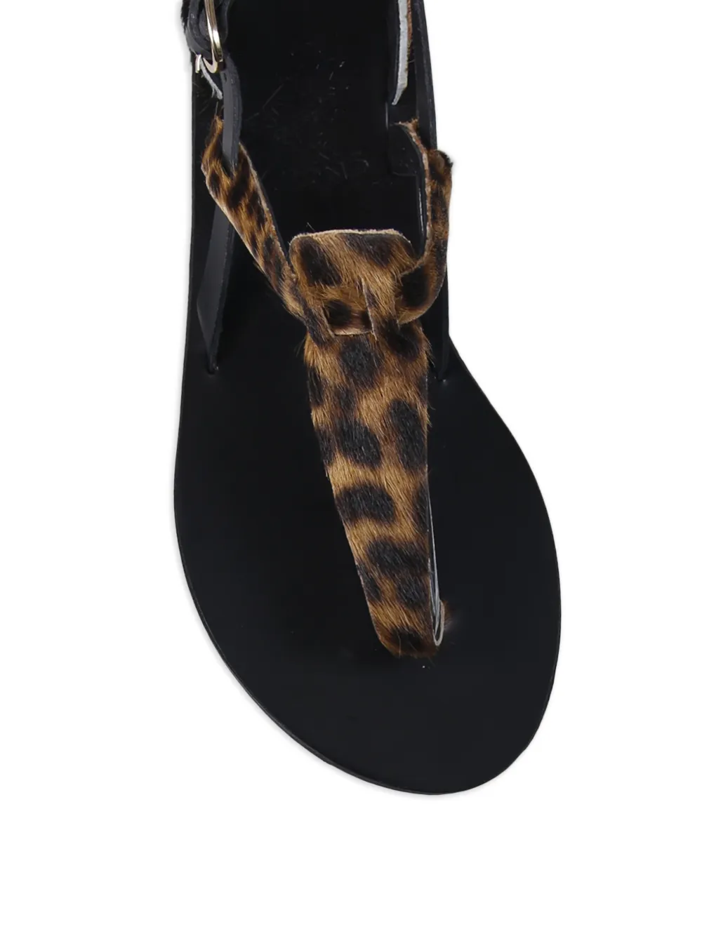 Ancient Greek Sandals Eudora shell-embellished sandals Zwart