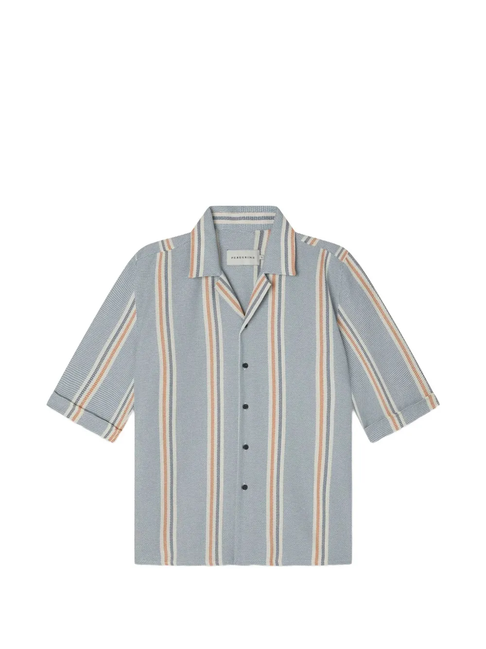 Peregrine Quay Cuban stripe-pattern shirt - Blu