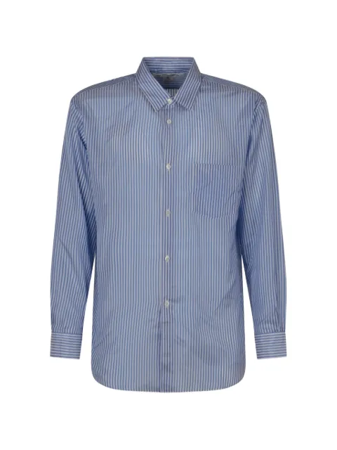 Comme Des Garçons vertical-stripe chest-pocket shirt