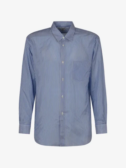 Comme Des Garçons vertical-stripe chest-pocket shirt