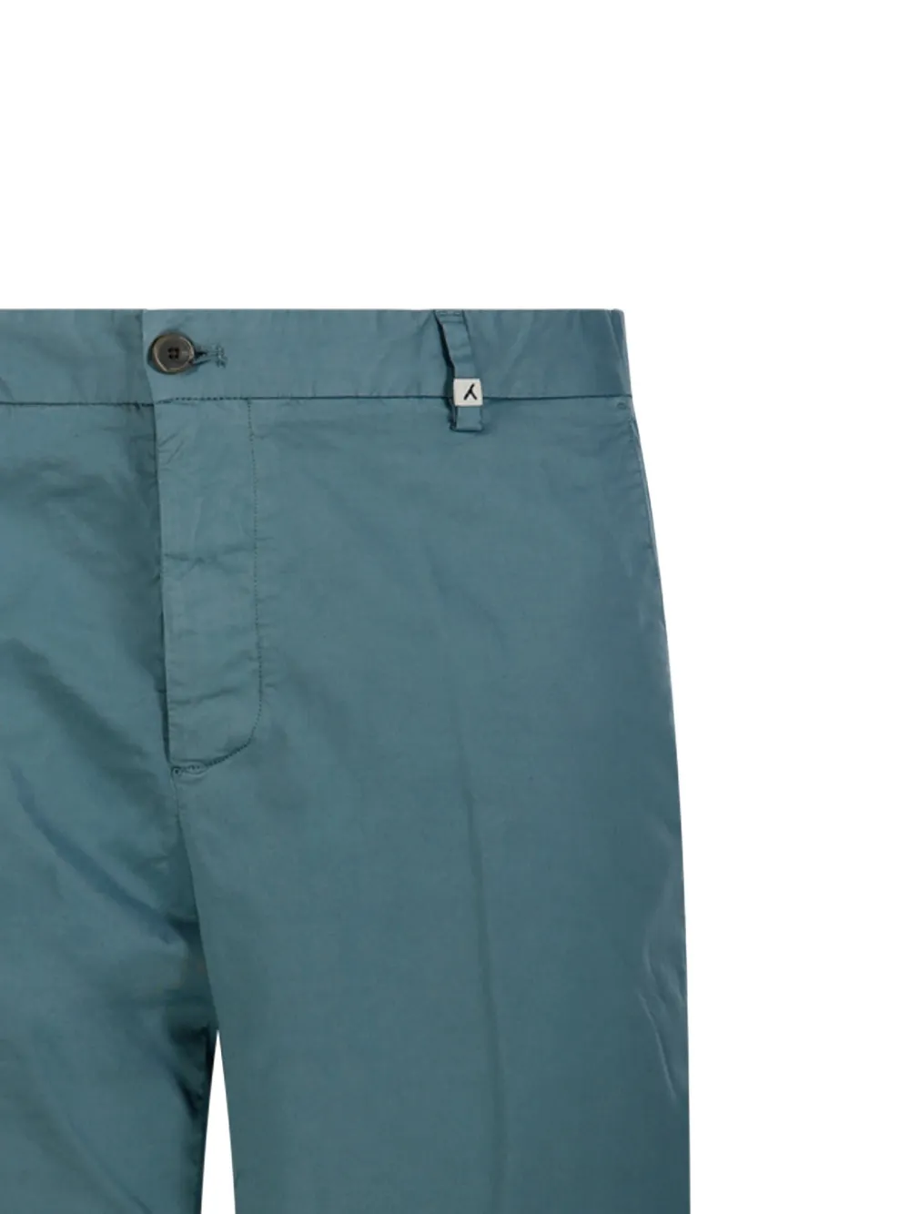 Myths Straight shorts met ceintuur Groen