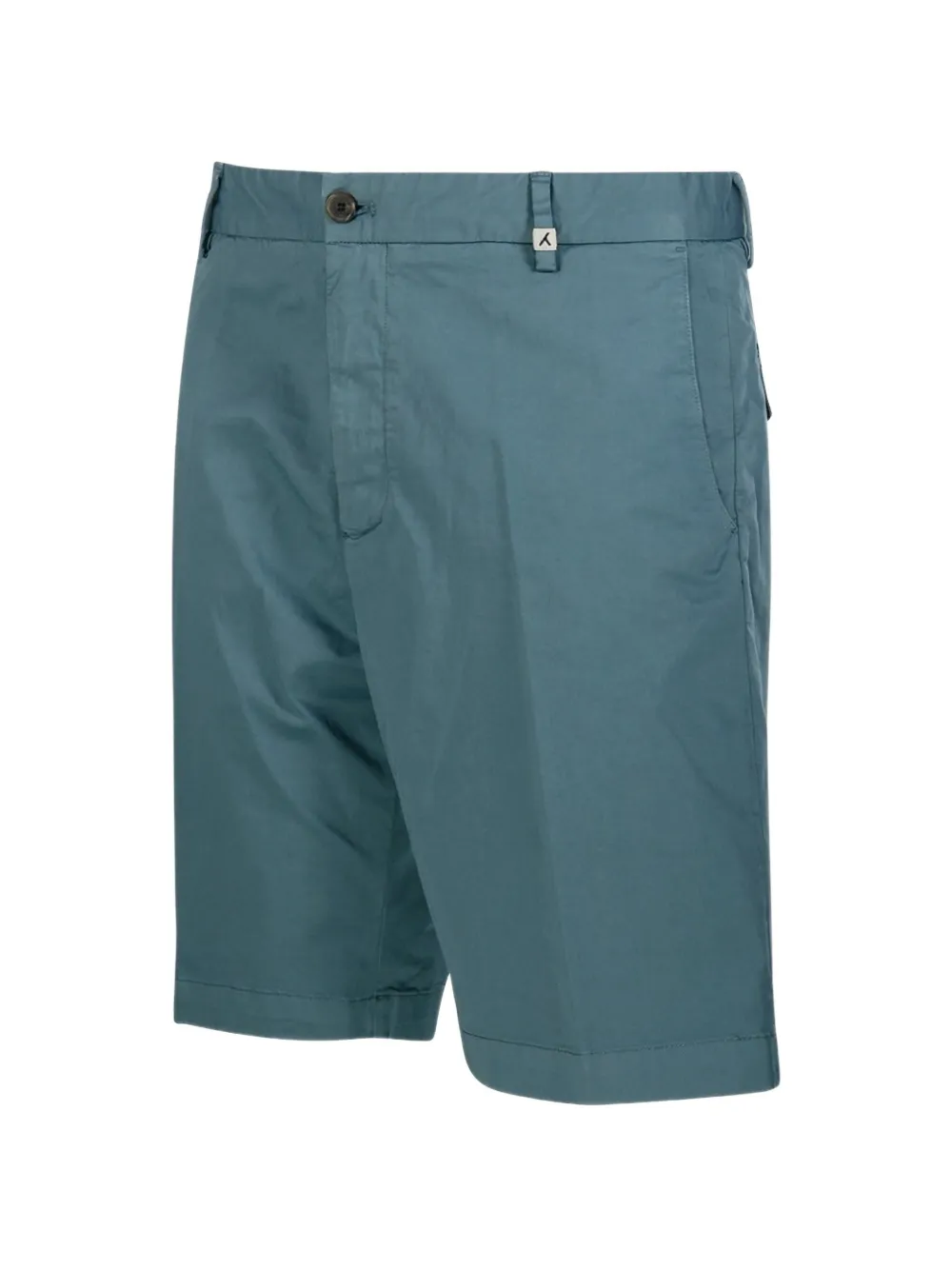 Myths Straight shorts met ceintuur Groen