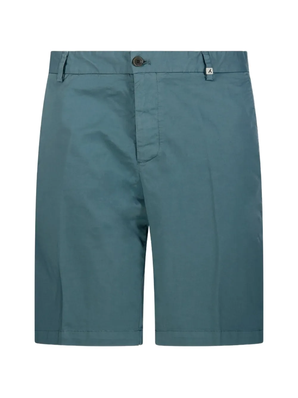 Myths straight-leg belt-loop shorts - Verde