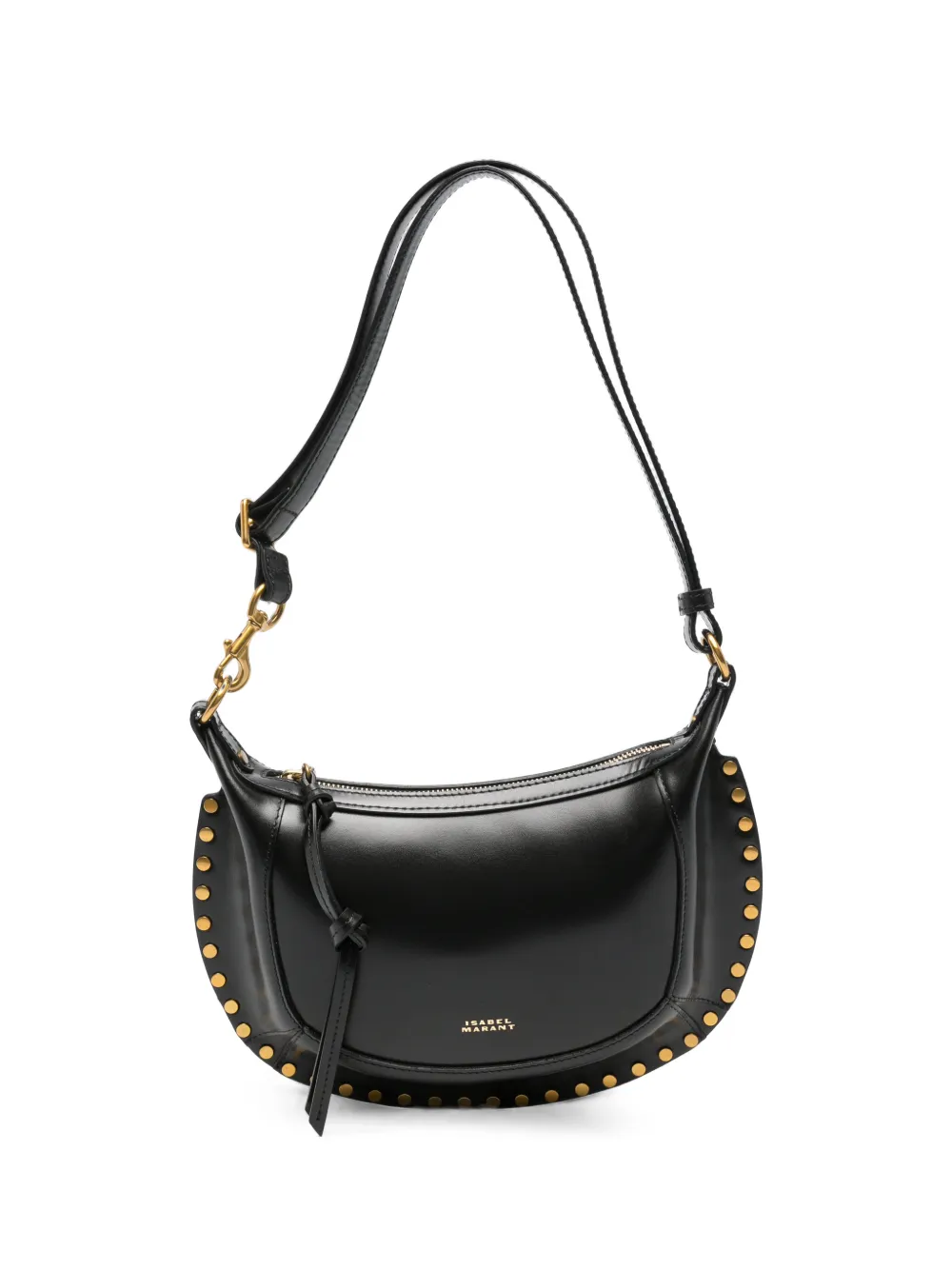 MARANT Oskan Moon stud-embellished shoulder bag - Nero
