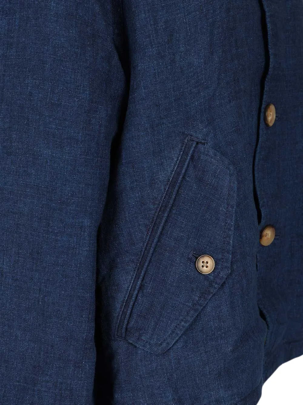 Polo Ralph Lauren Denim jack met raglan mouwen Blauw