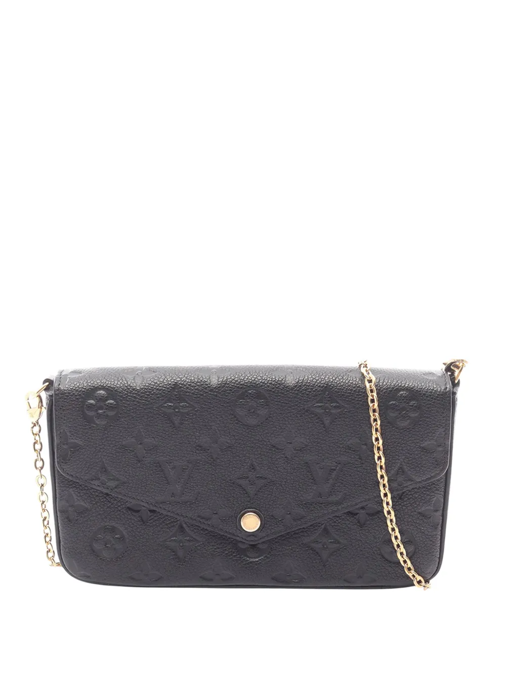 Louis Vuitton Pre-Owned 2017 Monogram Empreinte Pochette Felicie crossbody bag - Nero