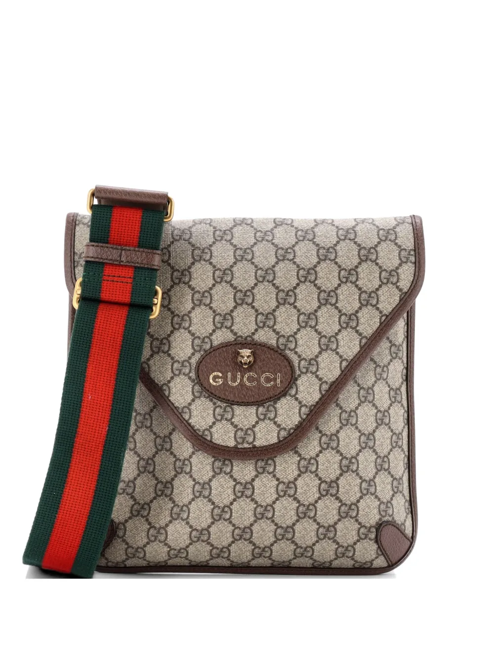 Gucci Pre-Owned Neo Vintage Envelope Messenger GG Coated Canvas Medium crossbody bag - Marrone