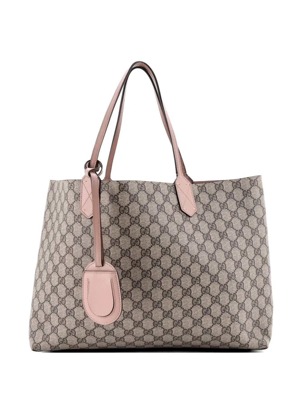 Gucci Pre-Owned Borsa tote reversibile media in tela cerata GG e pelle - Rosa