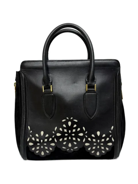 Alexander McQueen Pre-Owned Heroine laser-cut tote bag