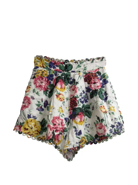 ZIMMERMANN Allia floral-print shorts