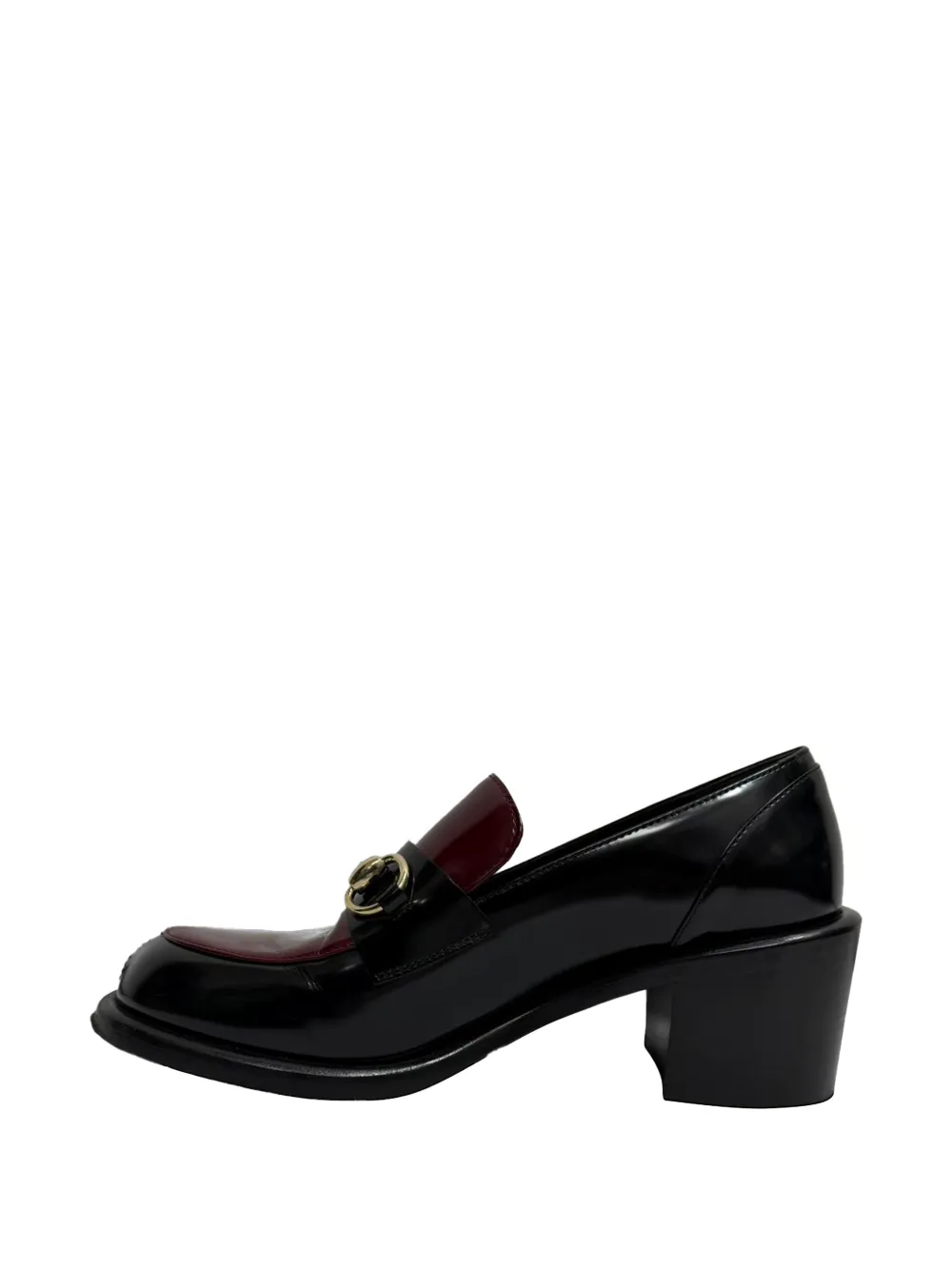 Gucci Pre-Owned Horsebit leather loafers - Nero