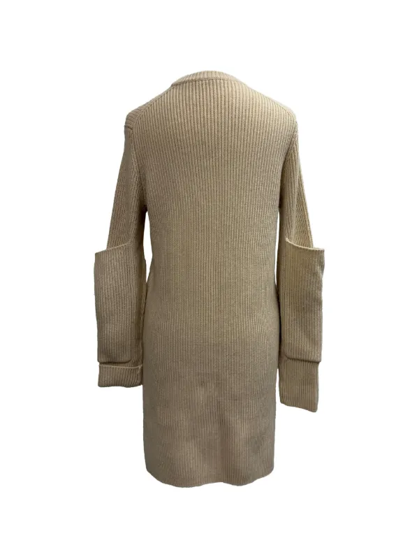 JOSEPH Ribbed-knit side-slit Sweater Dress | Neutrals | FARFETCH JOSEPH Ribbed-knit side-slit Sweater Dress | Neutrals | FARFETCH
