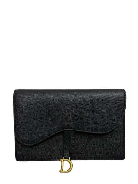 Christian Dior Pre-Owned Saddle chain pouch