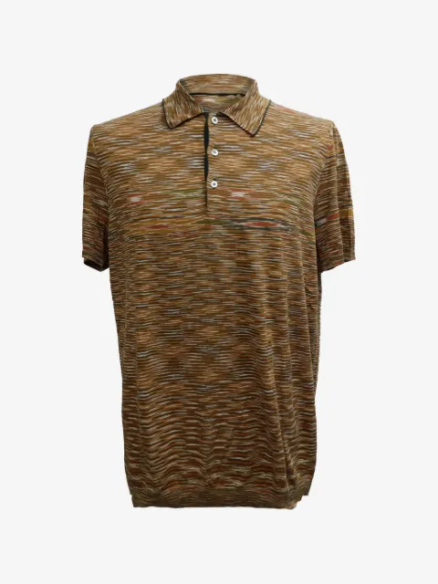 Missoni Pre-Owned Slub short-sleeve polo shirt