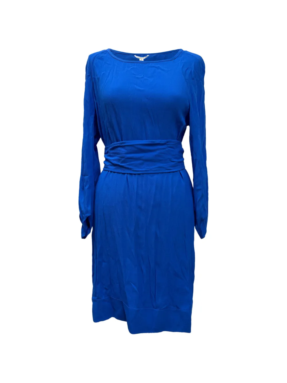 Diane Von Furstenberg Vintage Tie-waist silk dress - Blu