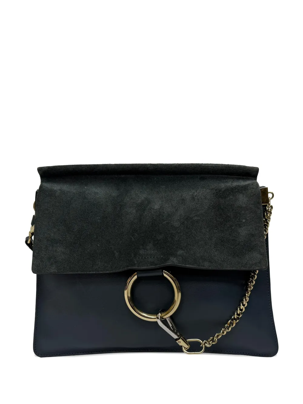 Chloé Vintage Faye ring-and-chain shoulder bag - Blu