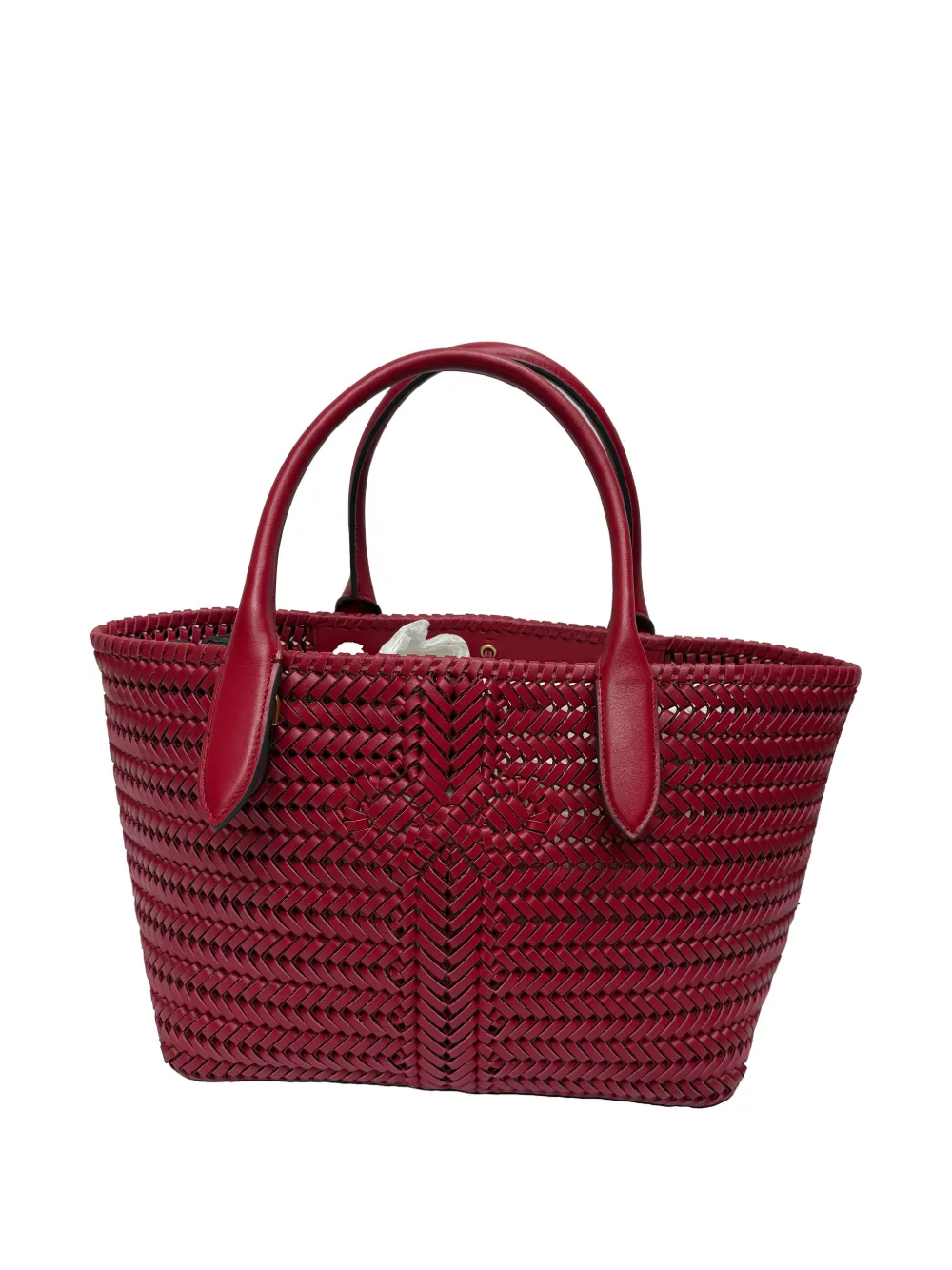 Anya Hindmarch Neeson woven tote bag - Rosso