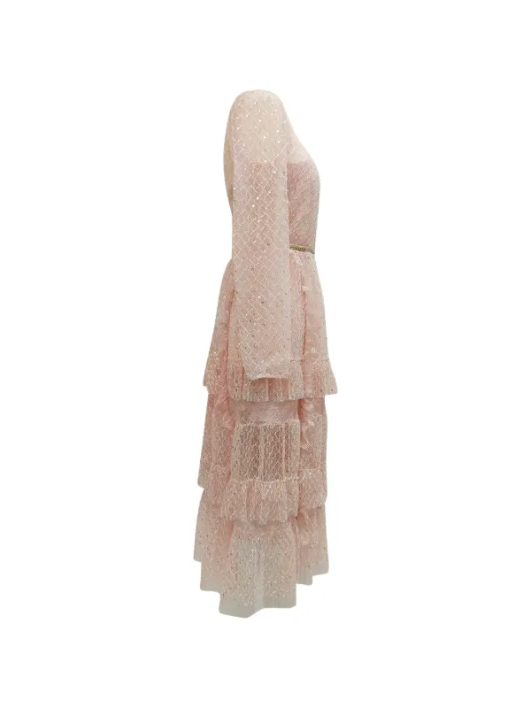 self portrait lace sequin dress self-portrait Sequin Lace Mini Dress in White