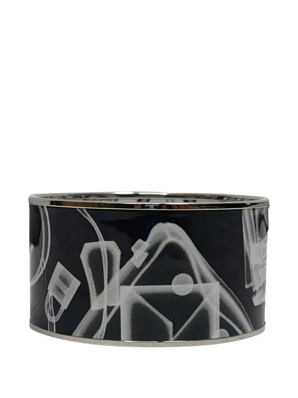 Hermès Pre-Owned Please, Check-In bangle bracelet - Silber
