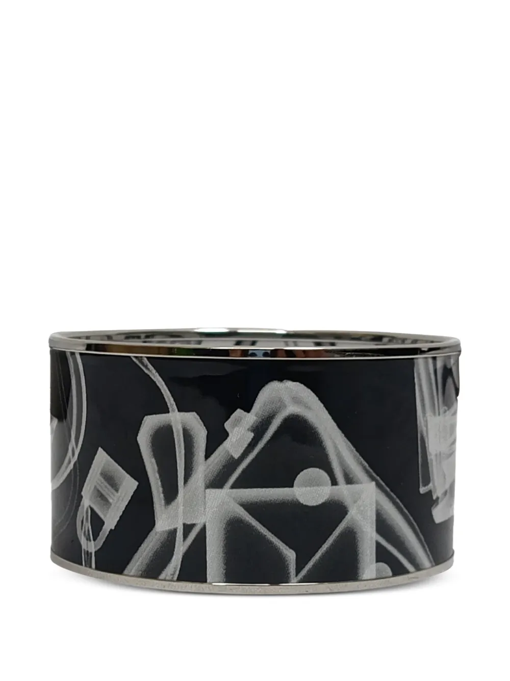 Hermès Pre-Owned Please, Check-In bangle bracelet - Silver