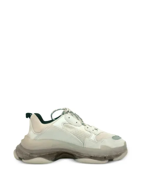 Balenciaga Pre-Owned Triple S clear sole sneakers