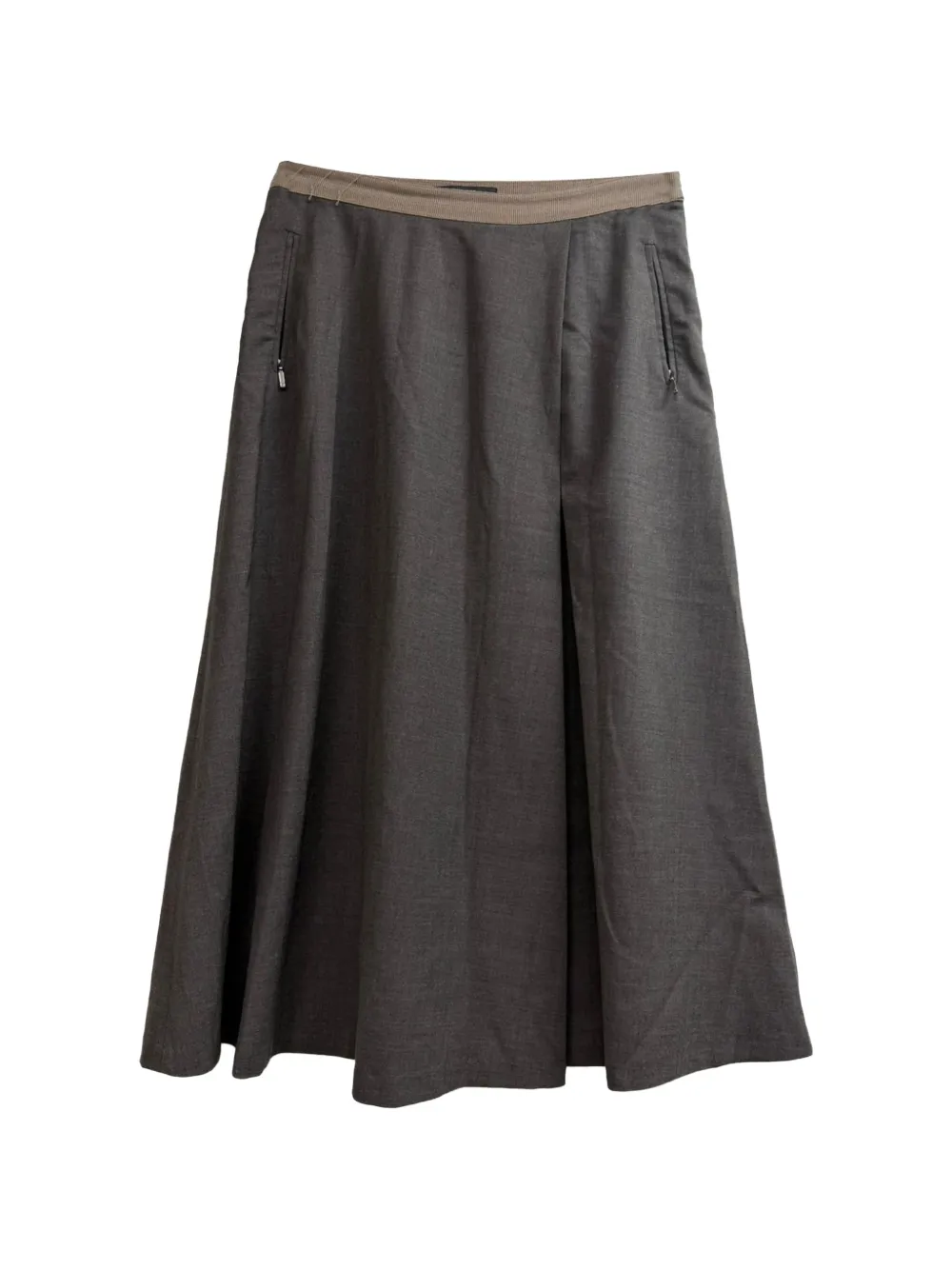 Max Mara A-line midi skirt - Grigio