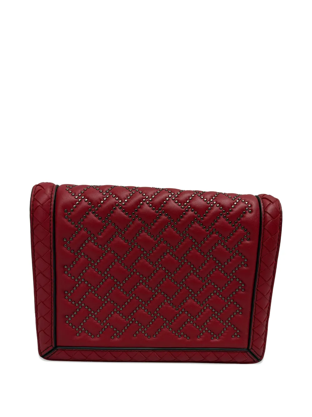 Bottega Veneta Pre-Owned Mini Montebello Intrecciato crossbody bag - Rosso