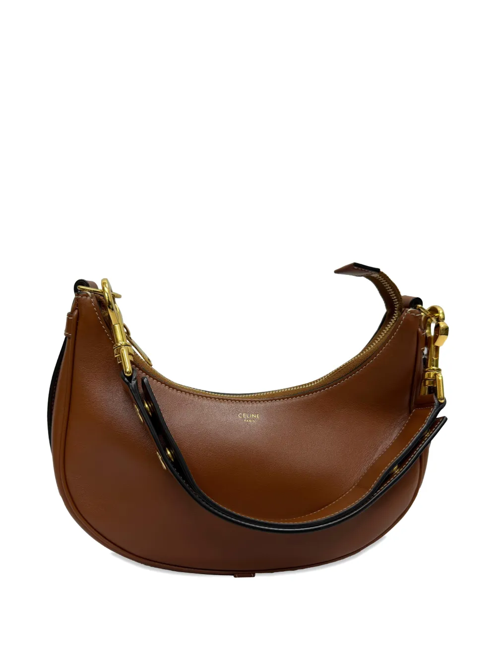 Celine Pre-Owned Ava leather shoulder bag - Marrone