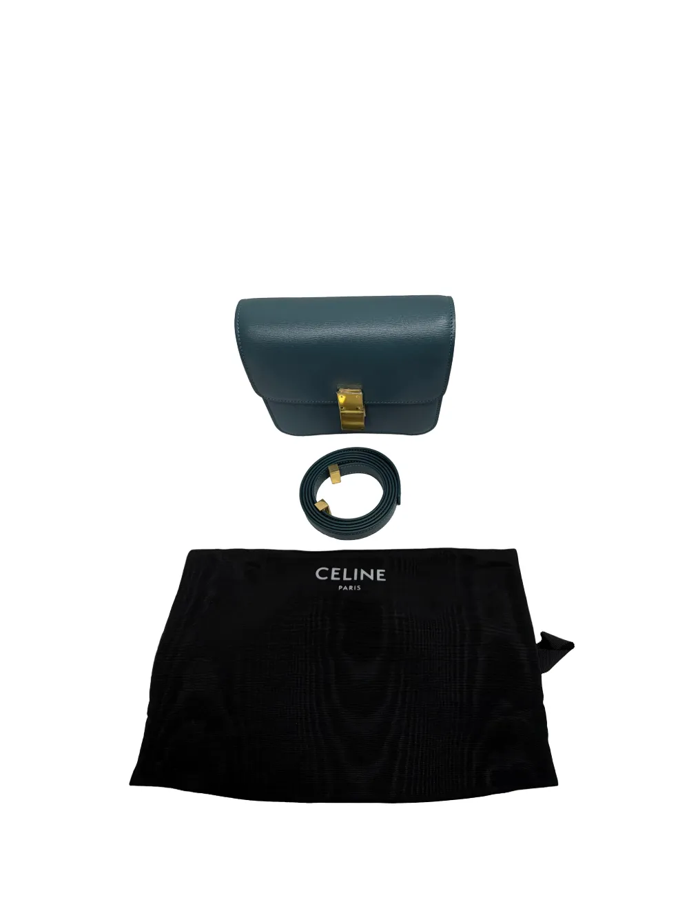 Celine Pre-Owned Teen Box shoulder bag - Blau