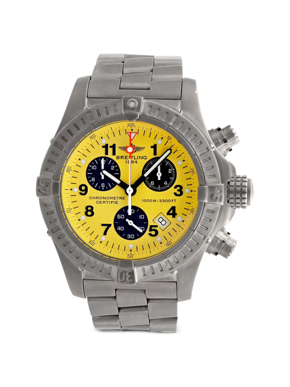 Breitling 2007 Avenger chronograph 44mm watch - Giallo