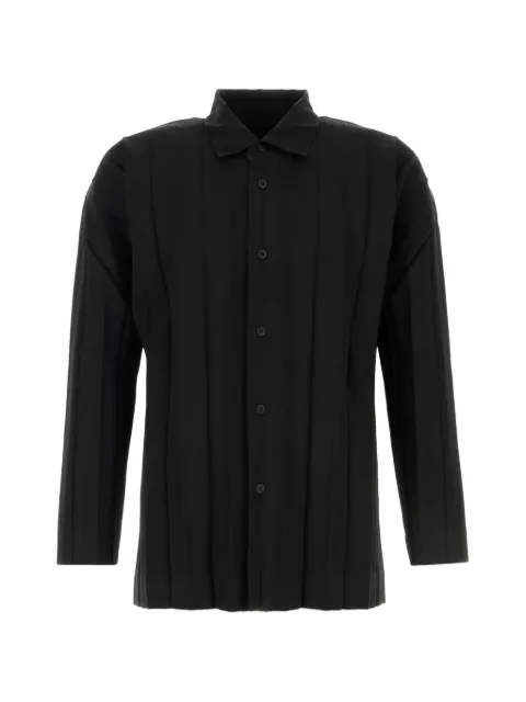 Homme Plissé Issey Miyake pleated long-sleeve shirt