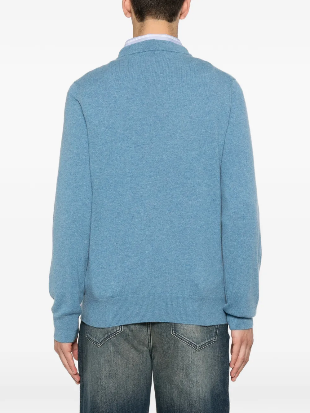 SANDRO Kasjmier trui Blauw