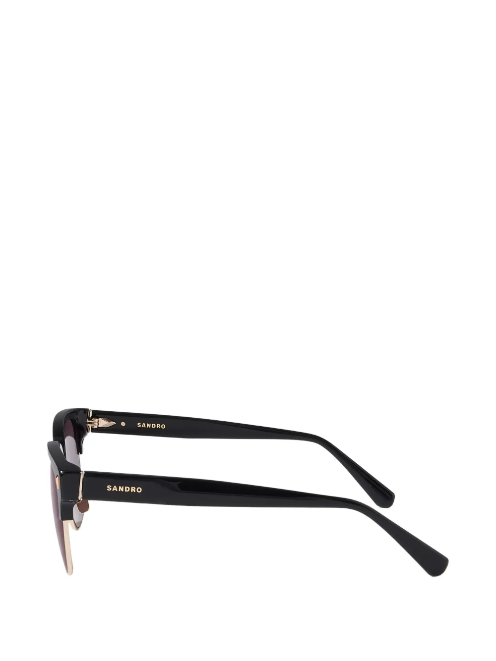  Sandro Gafas De Sol Con Logo Grabado - Negro 