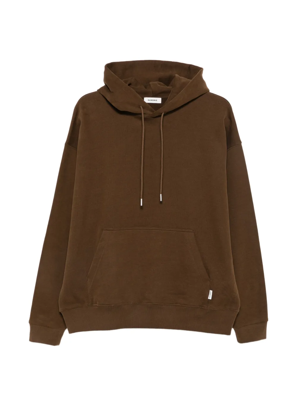 SANDRO Felpa oversize con coulisse - Marrone