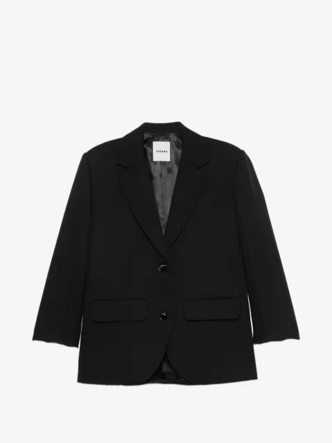 SANDRO blazer con espalda satinada