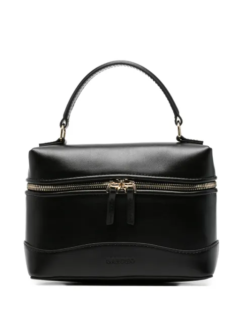 SANDRO Tangolino leather zip-front mini tote bag