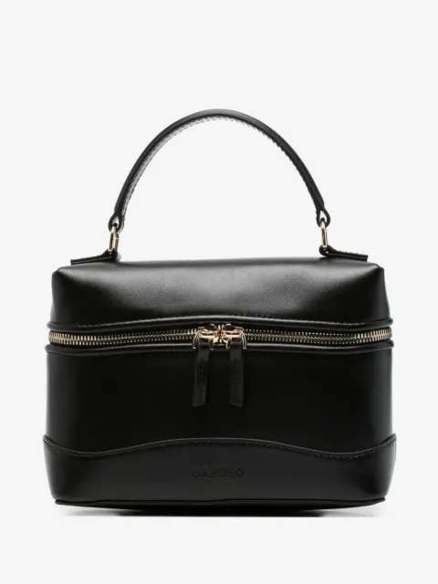 SANDRO Tangolino leather zip-front mini tote bag