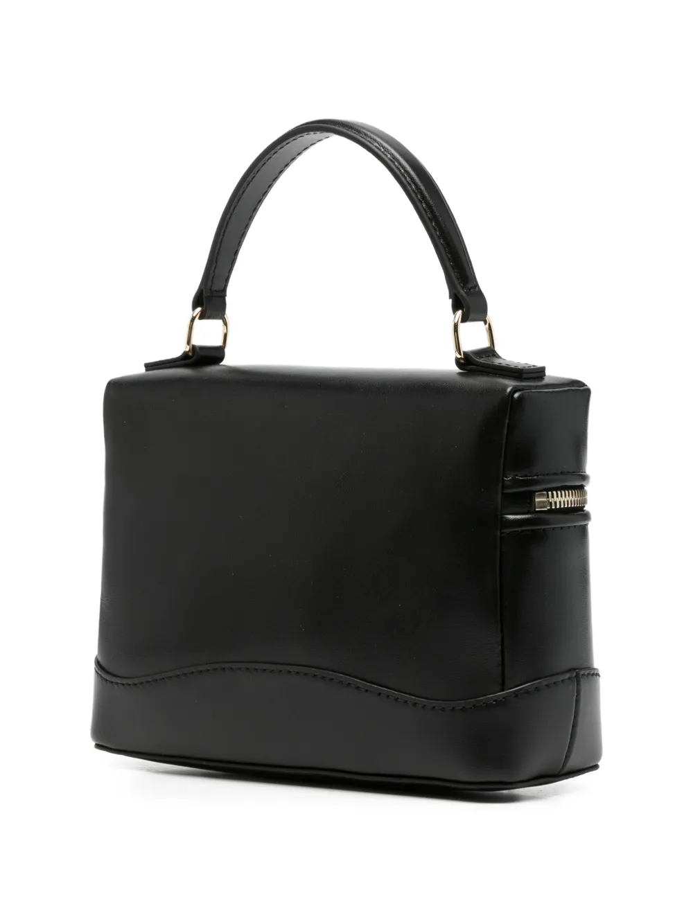 SANDRO Leren mini-tas met ritssluiting Zwart