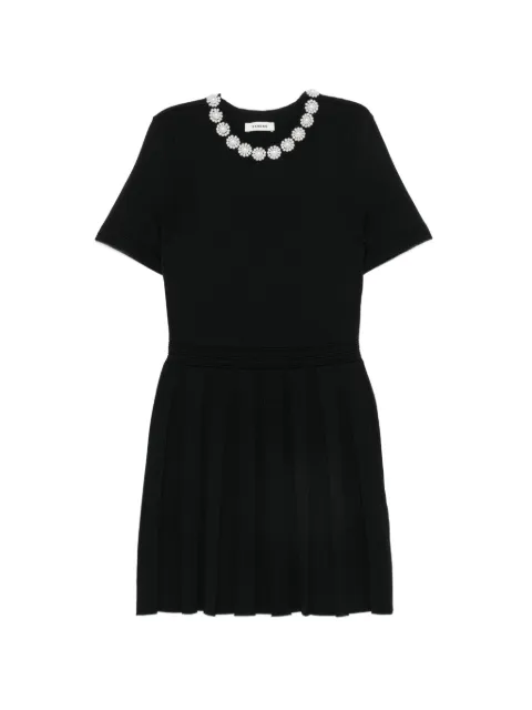SANDRO vestido corto con detalle de perlas