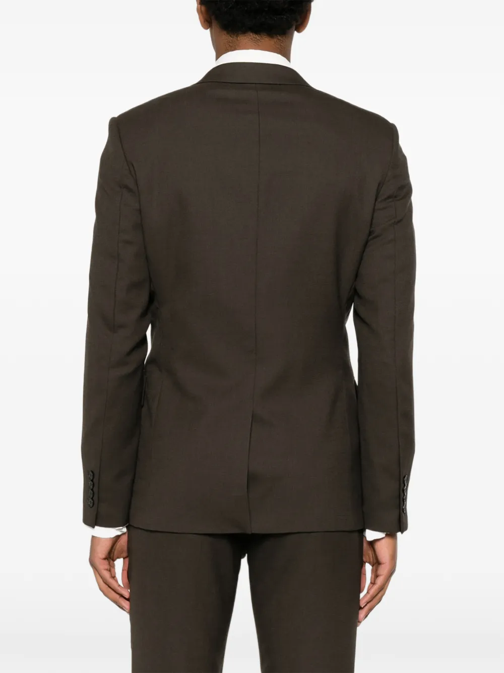 SANDRO Blazer met getailleerde kraag Bruin