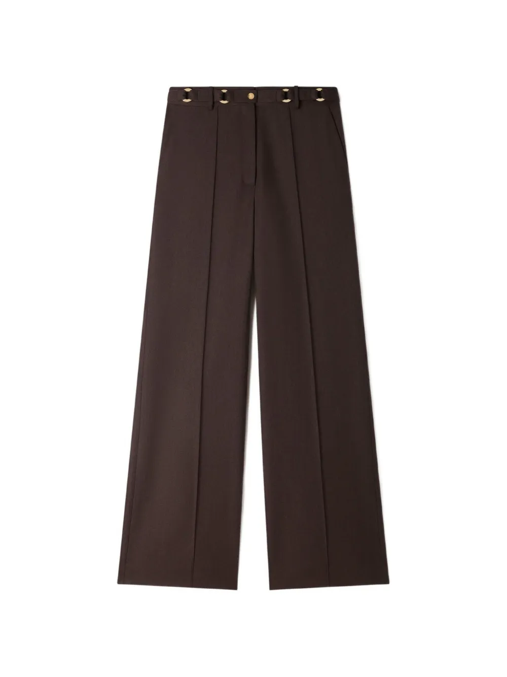 SANDRO Straight broek Bruin