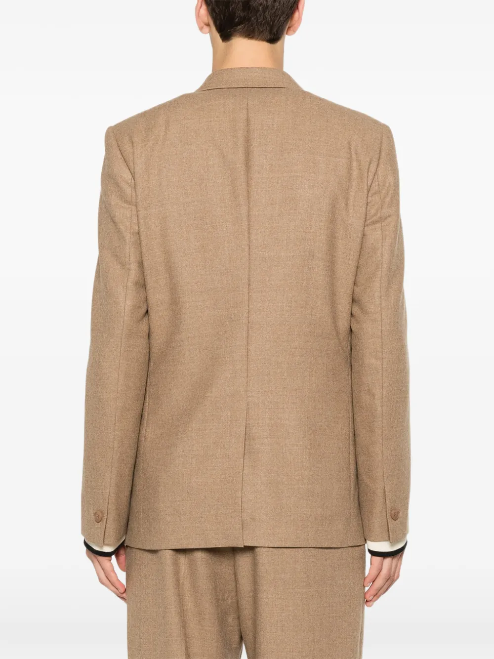 SANDRO Mode flanellen blazer Beige