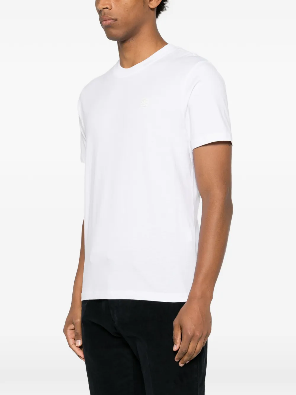 SANDRO T-shirt met ronde hals Wit