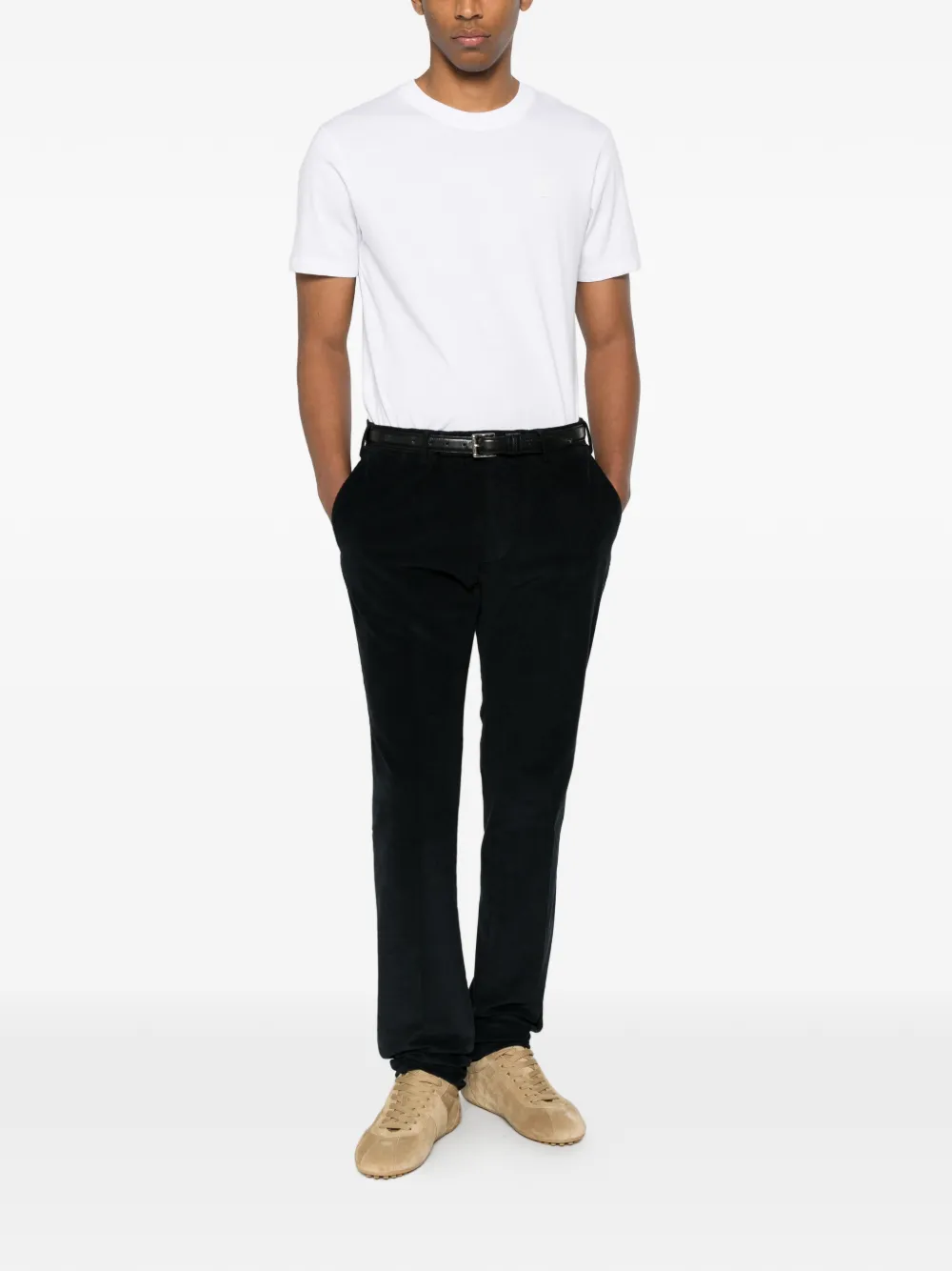 SANDRO T-shirt met ronde hals Wit