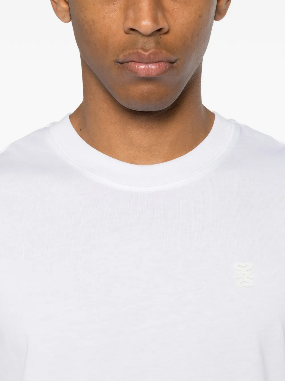 SANDRO T-shirt met ronde hals Wit