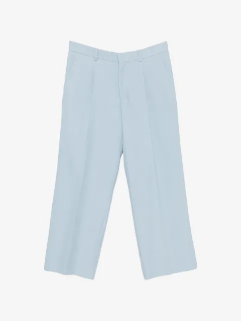 SANDRO pleat wide-leg trousers
