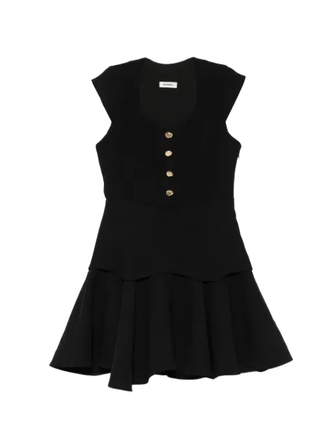 SANDRO button-embellished mini dress
